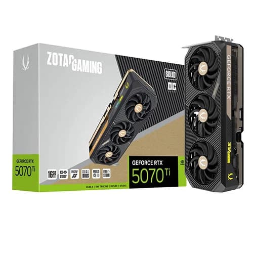 Zotac Gaming RTX 5070 Ti Solid OC 16GB GDDR7 Graphics Card