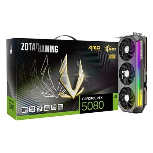 Zotac RTX 5080 AMP Extreme Infinity Ultra 16GB GDDR7 Graphics Card