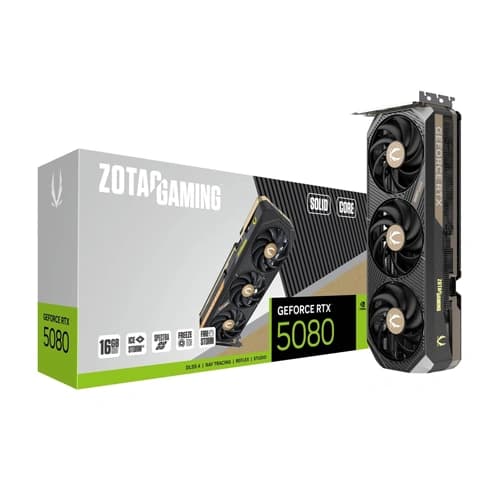 Zotac Gaming RTX 5080 Solid Core 16GB GDDR7 Graphics Card