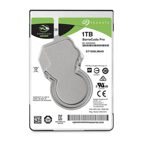Seagate Barracuda 1TB 7200 RPM Laptop Hard Drive
