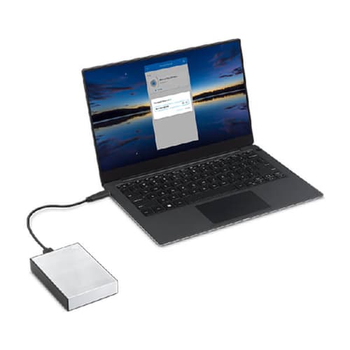 Seagate One Touch 2TB Silver External Hard Drive