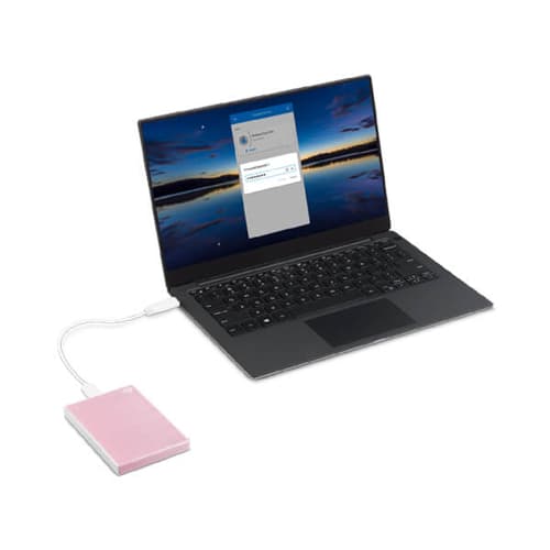 Seagate One Touch 2TB Rose Gold External Hard Drive
