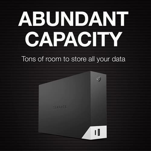 Seagate One Touch 4TB External Hard Drive (Black)