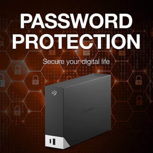 Seagate One Touch 4TB External Hard Drive (Black)