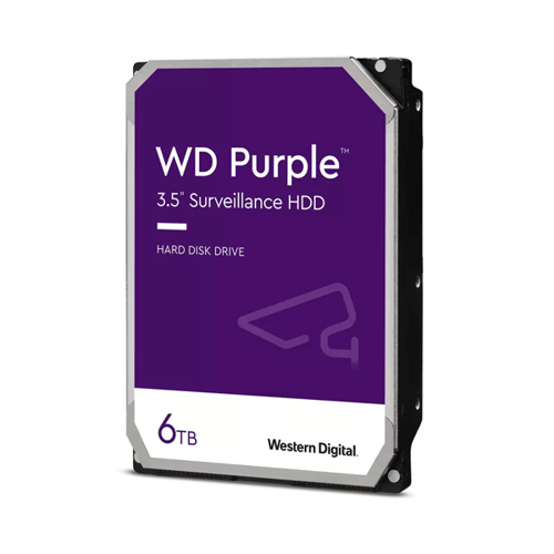 Western Digital Purple 6TB 5400RPM Surveillance Desktop Hard Drive