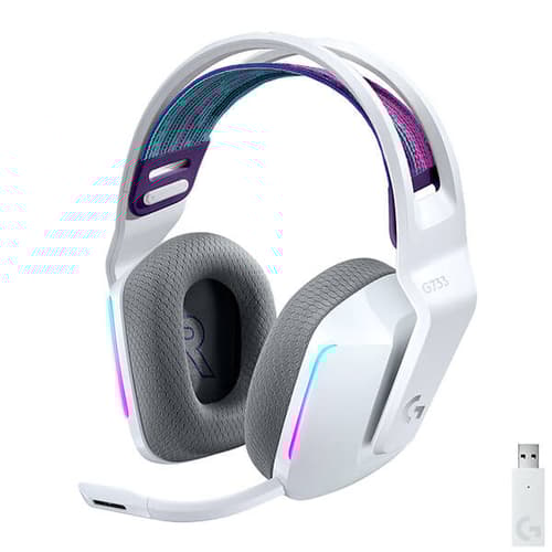 Logitech G733 Lightspeed RGB Wireless Gaming Headset (White)
