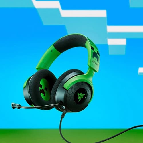 Razer Kraken V4 X RGB Minecraft Edition Gaming Headset