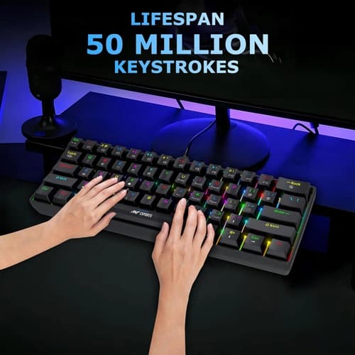 Ant Esports MK1300 V2 Mini RGB Keyboard with Brown Switches