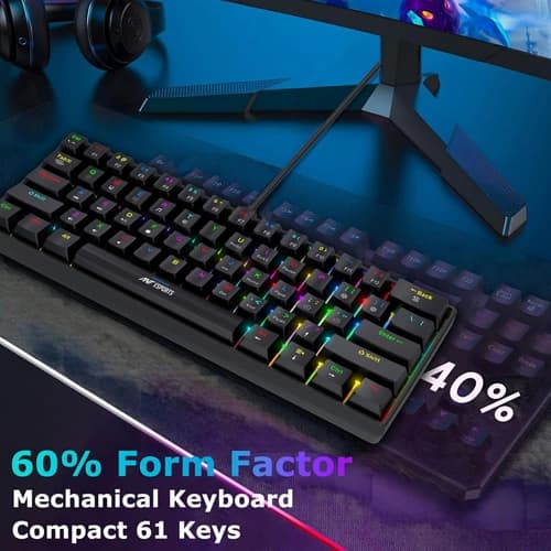 Ant Esports MK1300 V2 Mini RGB Keyboard with Brown Switches