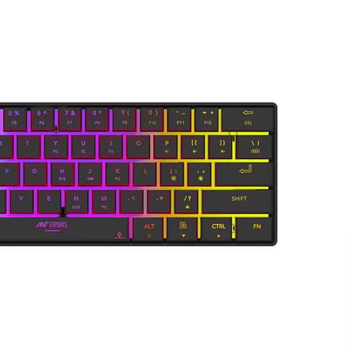 Ant Esports MK1500 Mini Wireless Gaming Keyboard with Membrane Switches (Black)