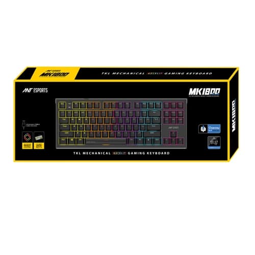 Ant Esports MK1800 TKL Gaming Keyboard with Blue Switches