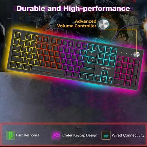 Ant Esports MK1850 Gaming Keyboard with Blue Switches