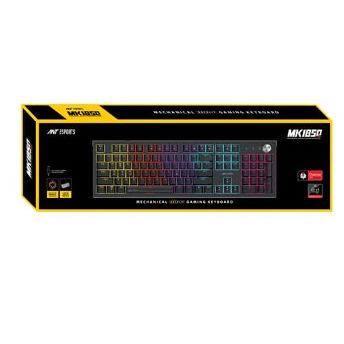 Ant Esports MK1850 Gaming Keyboard with Red Switches (Black)
