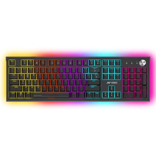 Ant Esports MK1850 Gaming Keyboard with Red Switches (Black)