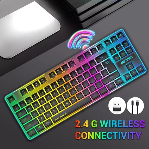 Ant Esports MK720 Pro V2 TKL RGB Wireless Keyboard