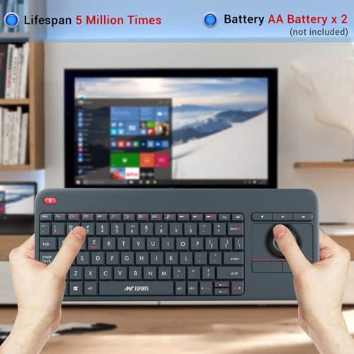 Ant Esports WK100 Wireless Grey Keyboard with Touch Pad