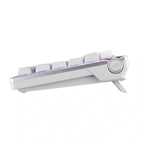 ASUS ROG AZOTH White Gaming Keyboard with NX Blue Mechanical Switches