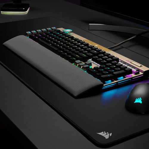 Corsair K100 RGB Optical-Mechanical Gaming Keyboard with OPX Switches (Midnight Gold)