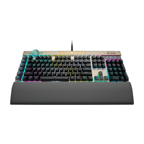 Corsair K100 RGB Optical-Mechanical Gaming Keyboard with OPX Switches (Midnight Gold)