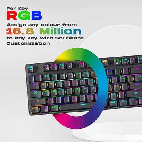 Cosmic Byte CB-GK-18 Firefly TKL RGB Mechanical Keyboard