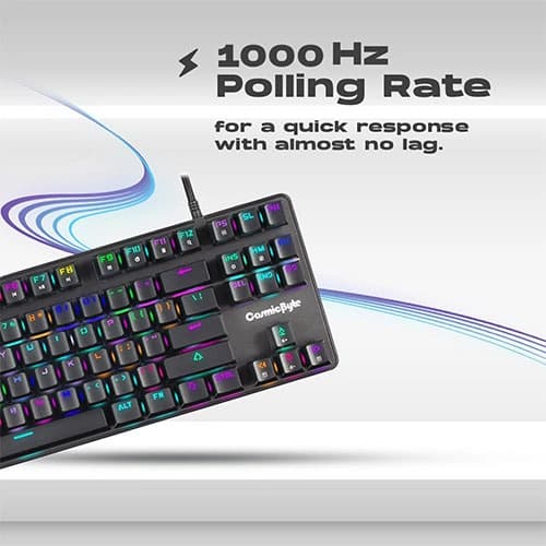 Cosmic Byte CB-GK-18 Firefly TKL RGB Mechanical Keyboard