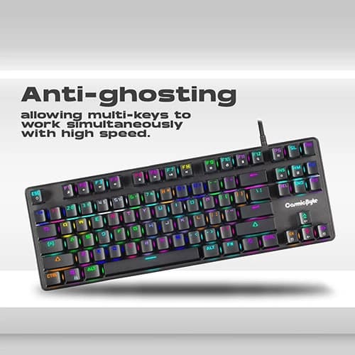 Cosmic Byte CB-GK-18 Firefly TKL RGB Mechanical Keyboard