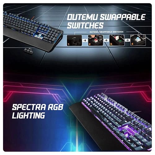 Cosmic Byte CB-GK-24 Equinox Alturas Mechanical Keyboard with Blue Switches