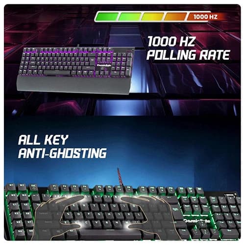 Cosmic Byte CB-GK-24 Equinox Alturas Mechanical Keyboard with Blue Switches