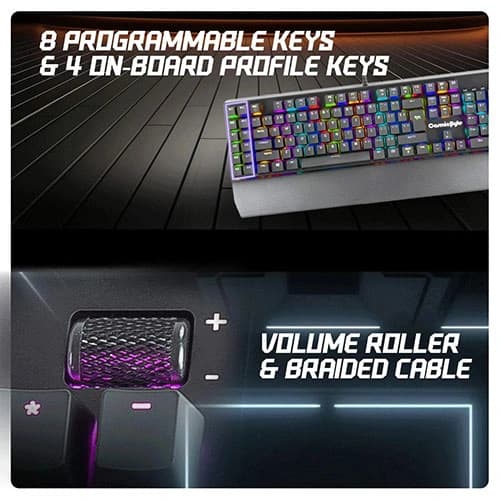 Cosmic Byte CB-GK-24 Equinox Alturas Mechanical Keyboard with Blue Switches
