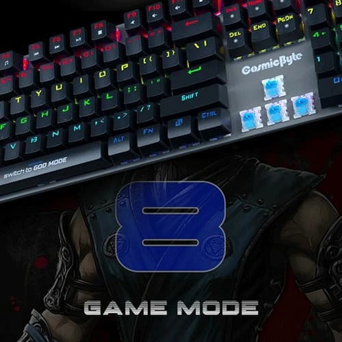 Cosmic Byte CB-GK-28 Vanth Mechanical Gaming Keyboard with Red Switches
