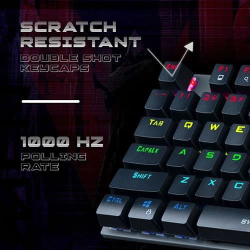 Cosmic Byte CB-GK-28 Vanth Mechanical Gaming Keyboard with Red Switches