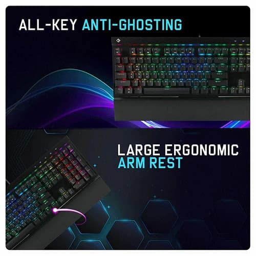 Cosmic Byte CB-GK-29 Eye Pro Per Key RGB Mechanical Keyboard