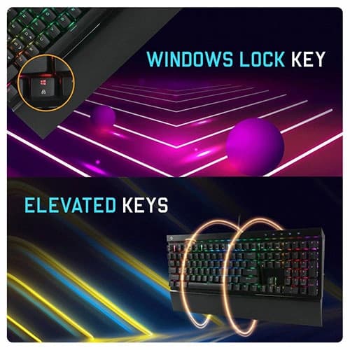 Cosmic Byte CB-GK-29 Eye Pro Per Key RGB Mechanical Keyboard