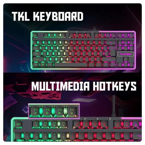 Cosmic Byte CB-GK-20 Styx Membrane TKL Gaming Keyboard