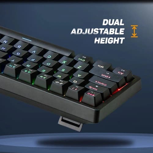 Cosmic Byte CB-GK-33 Astra Wired and Bluetooth Keyboard with Blue Switches