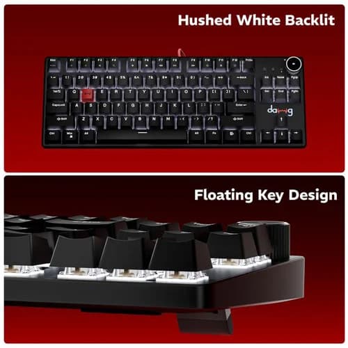 Dawg HighKEY 373 Mechanical Gaming Keyboard with Blue Glacier Switches