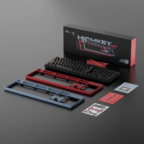 Dawg HighKEY 685 RGB Keyboard with Blue Glacier Switches