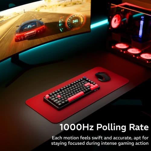 Dawg HighKEY 718 Wireless RGB Keyboard With Blue Tactile Switches
