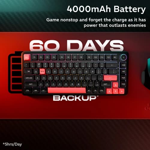 Dawg HighKEY 718 Wireless RGB Keyboard With Blue Tactile Switches