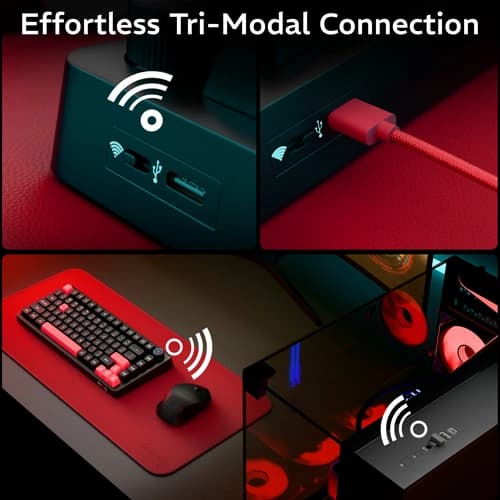 Dawg HighKEY 718 Wireless RGB Keyboard With Blue Tactile Switches