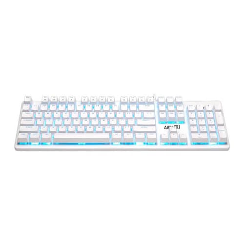 Gamdias Aura GK1 Tactile Red Switches Mechanical Gaming Keyboard (White)