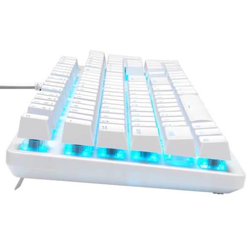 Gamdias Aura GK1 Tactile Red Switches Mechanical Gaming Keyboard (White)