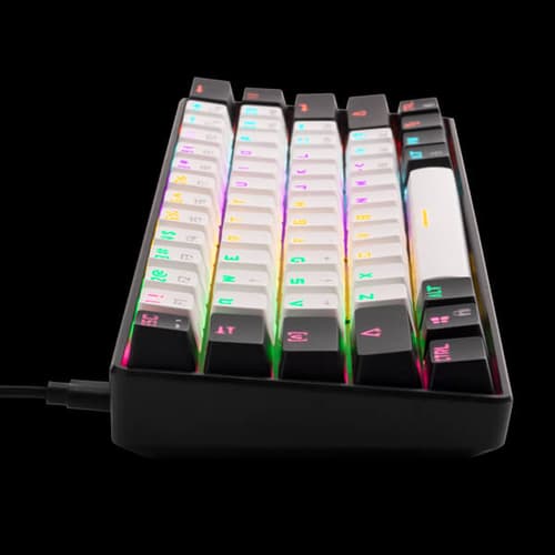 Gamdias Aura GK2 White and Black Gaming Keyboard
