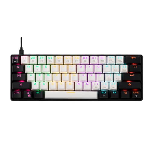 Gamdias Aura GK2 White and Black Gaming Keyboard