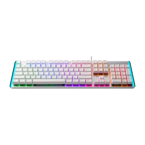 Gamdias Hermes M6 Mechanical Gaming Keyboard Blue Switch (White)