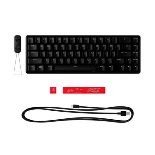 Hyperx Alloy Origins 65 Percent Mechanical Gaming Keyboard with Red Switches