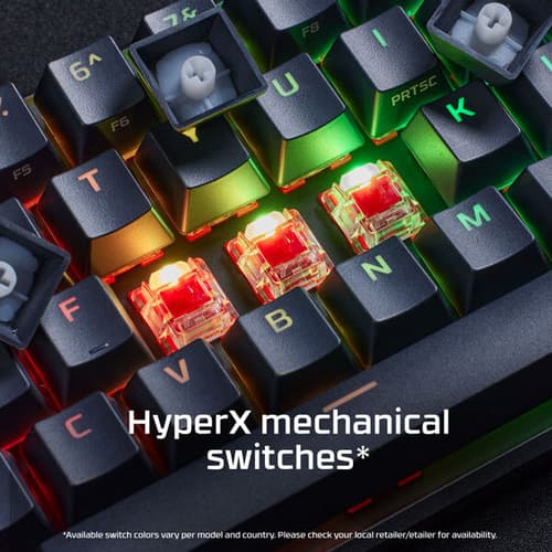 Hyperx Alloy Origins 65 Percent Mechanical Gaming Keyboard with Red Switches