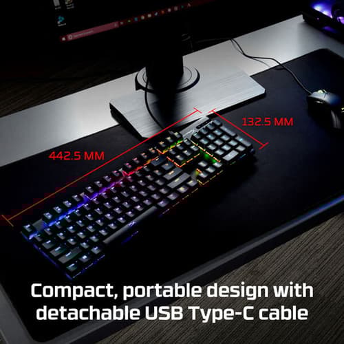 HyperX Alloy Origins Mechanical Gaming Keyboard - Aqua Tactile Switches