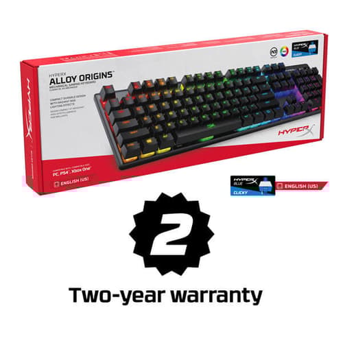 HyperX Alloy Origins Mechanical Gaming Keyboard (Blue Switches)