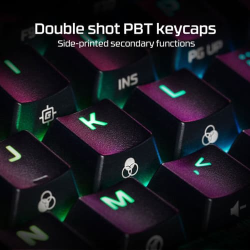 Hyperx Alloy Origins 60 Percent Mechanical Gaming Keyboard with Aqua Tactile Switches